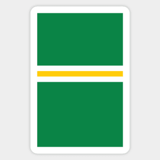 Glasgow Celtic Colours Bar Design Sticker